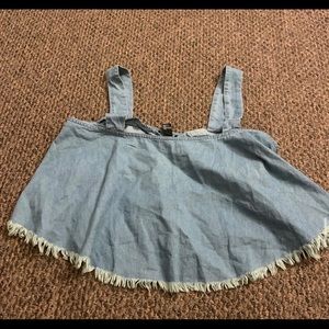 Denim tank top